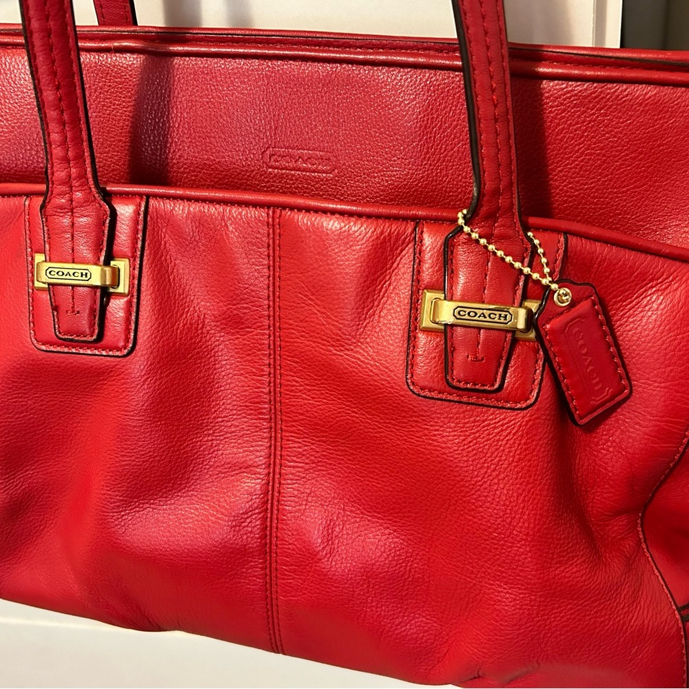 Authentic Coach Taylor Alexis Leather Tote Bag